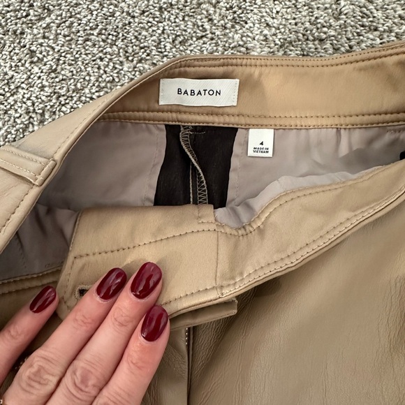 Babaton Tan Cropped Women's Pants - Picture 4 of 9